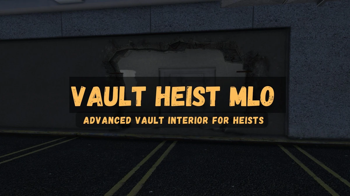 Vault Heist MLO FiveM | Advanced Vault Interior for Heists